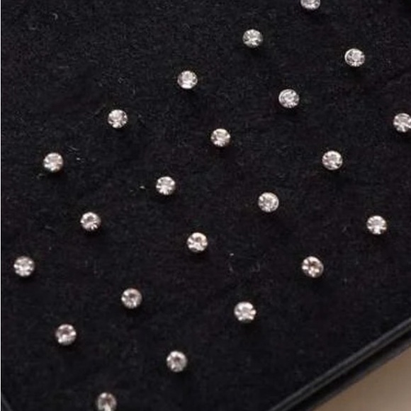 Nose ring- 24pcs/set Stainless Steel Rhinestone CZ Nose Stud nwt - Picture 5 of 6